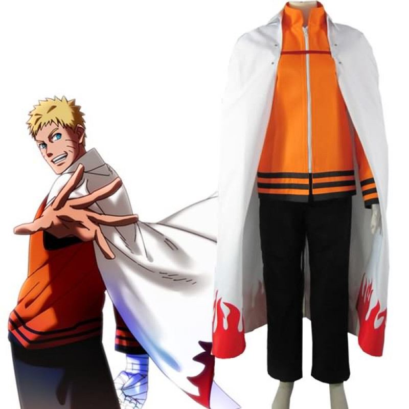 Boruto The Last Uzumaki Naruto Seventh Hokage Anime Cosplay Costume