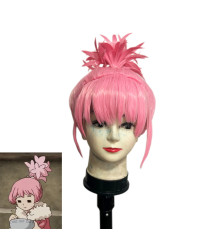 Dr STONE Homura Momiji Pink Styled Cosplay Wig