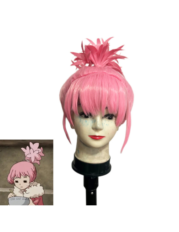 Dr STONE Homura Momiji Pink Styled Cosplay Wig