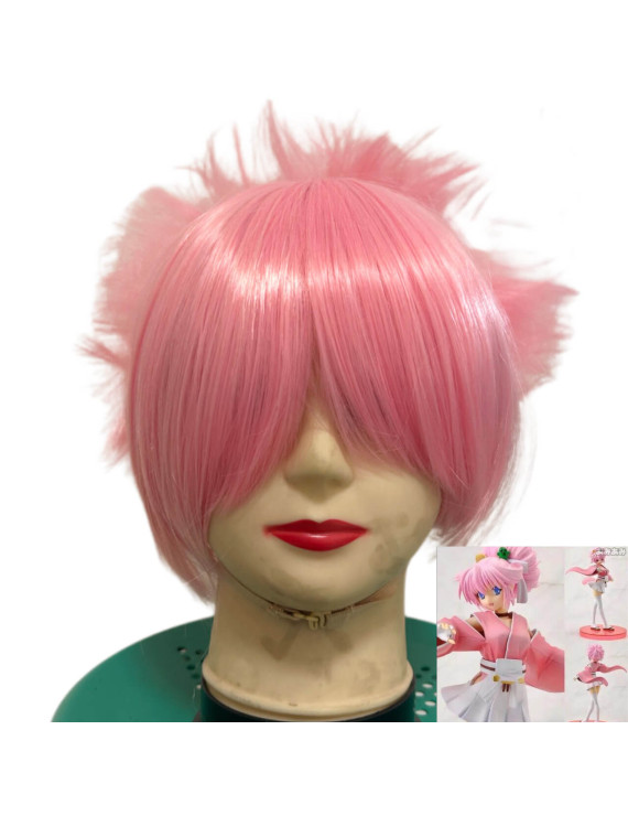 Sengoku Rance Sill Plain Pink Styled cosplay wigs