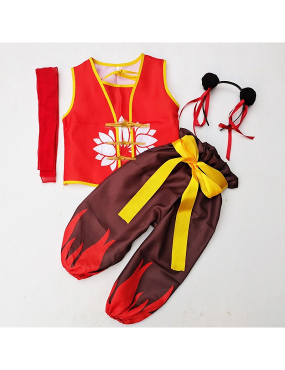 Ne Zha 2 NeZha Complete set of clothing for Children Cosplay Costume