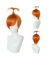 Inside Out Anxiety Orange Short Cosplay Wig