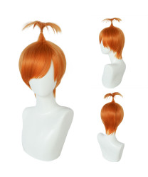 Inside Out Anxiety Orange Short Cosplay Wig