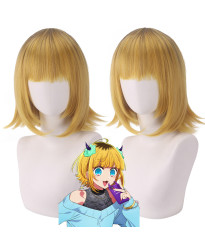 OSHI NO KO MEM CYO Yellow Short Cosplay Wig