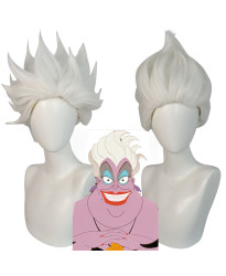 The Little Mermaid Ursula White Short Cosplay Wig