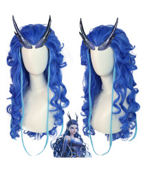 Ne Zha 2 AoRun Cosplay Wig Blue Wive Wig