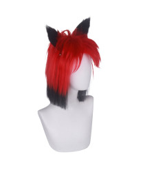 Hazbin Hotel alastor cosplay wig