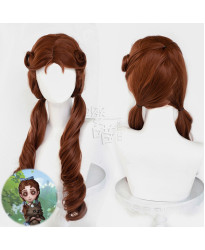 Identity V Vera Nair Cosplay Wig - Long Braided Reddish Brown Hair Wig for Cosplay Costume