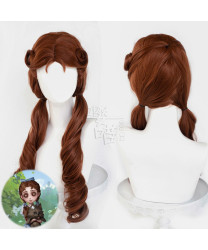 Identity V Vera Nair Cosplay Wig - Long Braided Reddish Brown Hair Wig for Cosplay Costume