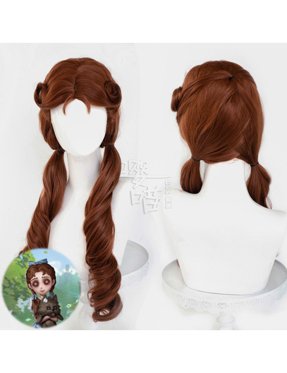 Identity V Vera Nair Cosplay Wig - Long Braided Reddish Brown Hair Wig for Cosplay Costume