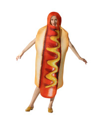 Halloween Party Costume Hot Dog Cosplay Costume Stage Performance Costume One Piece Performance Costume