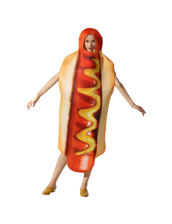 Halloween Party Costume Hot Dog Cosplay Costume Stage Performance Costume One Piece Performance Costume