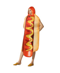 Halloween Party Costume Hot Dog Cosplay Costume Stage Performance Costume One Piece Performance Costume