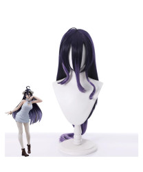 Overlord Albedo Purple Gradient Cosplay Wig