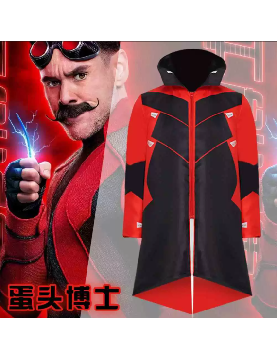 Sonic The Hedgehog Dr. Eggman Ivo Robotnik Cosplay Costume