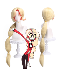 Hazbin Hotel Charlie Morningstar Anime Cosplay Wig