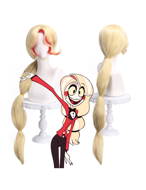 Hazbin Hotel Charlie Morningstar Anime Cosplay Wig