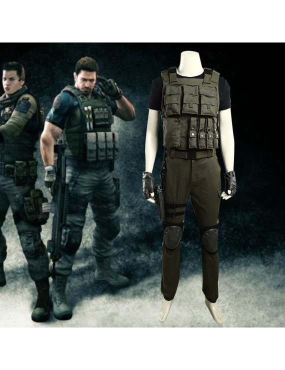 Resident Evil Biohazard Chris Redfield Cosplay Costumes