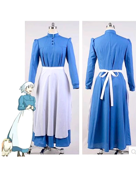 Howls Moving Castle Sophie Hatter Beautiful dress Cosplay Costumes