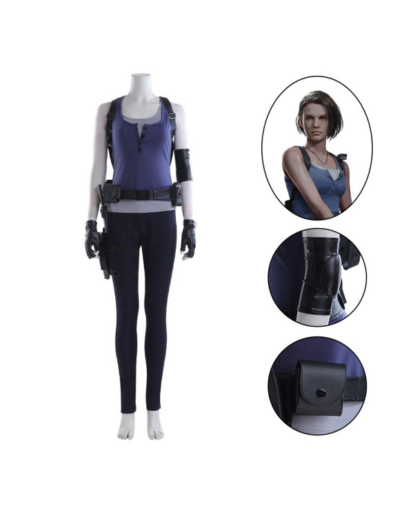 Resident Evil Jill Valentine suit halloween Cosplay Costume