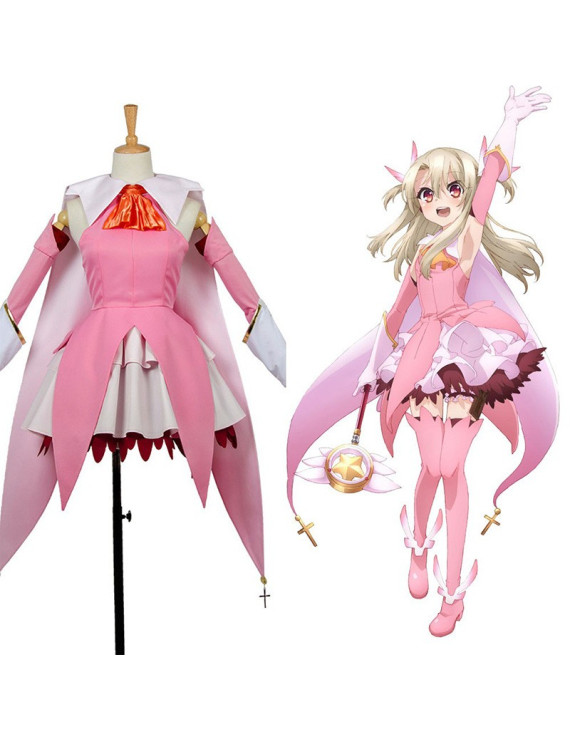 Fate Kaleid Liner Prisma Illya Illyasviel von Einzbern Cosplay Costume Battle Suit Full Set