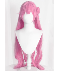 Dorothy Long Curly Pink Cosplay Wig Goddess of Victory: Nikke