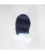 Mobile Suit Gundam the Witch from Mercury Nika Nanaura Dark Blue Short Cosplay Wig