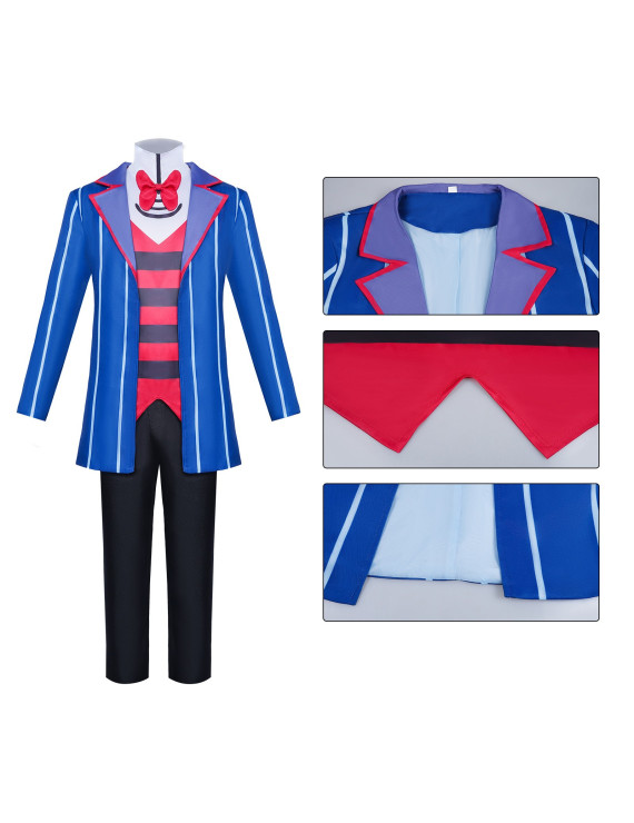 Hazbin Hotel Vox Cosplay Costume Full Set