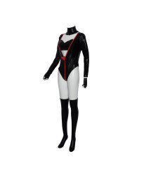 Hazbin Hotel Angel Dust PU Bodysuit cosplay costume 