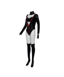 Hazbin Hotel Angel Dust PU Bodysuit cosplay costume 