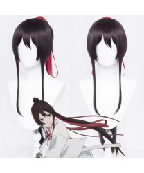 Jigoku Raku Yamada Asaemon Sagiri Brown Long Cosplay Wig