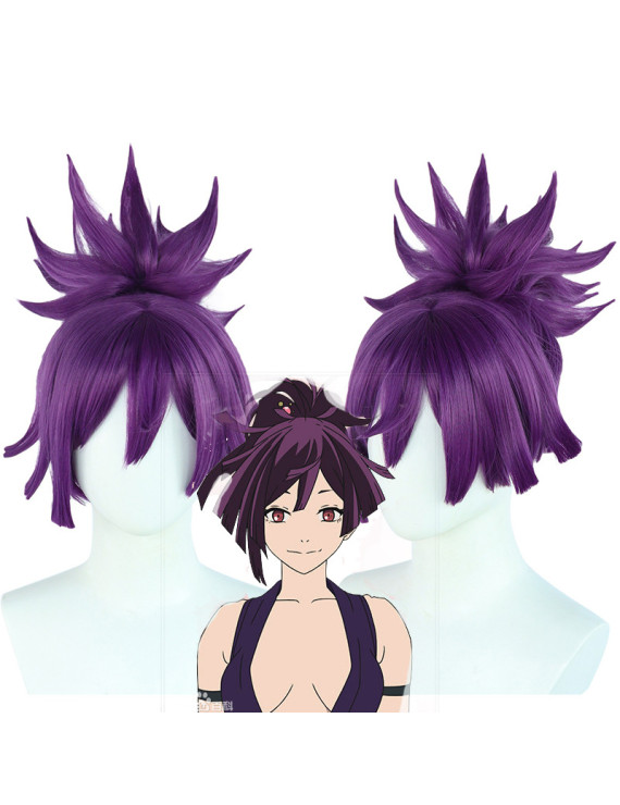 Jigoku Raku Yuzuriha Purple Cosplay Wig