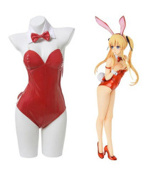 Seductive Bunny Girl SM Role Play Leather Costume