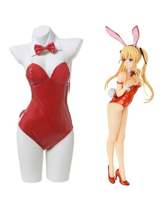 Seductive Bunny Girl SM Role Play Leather Costume