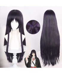 Jigoku Raku Aza Toma Dark Purple Long 80cm Cosplay Wig