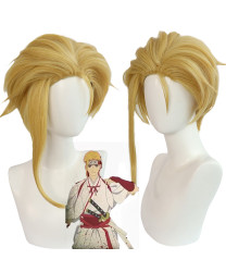 Jigoku Raku Yamada Asaemon Tenza Golden Short Cosplay Wig