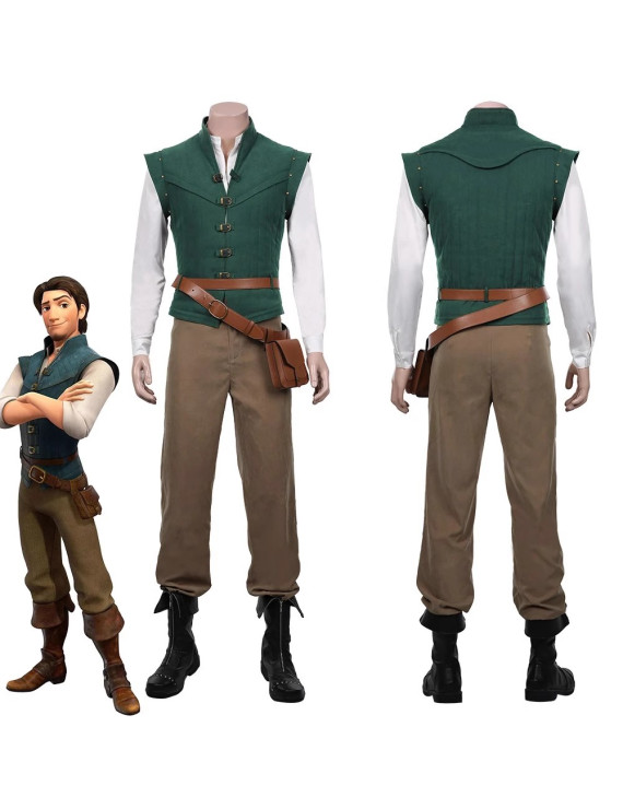 Rapunzel Tangled Flynn Rider Cosplay Costume