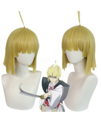 Jigoku RakuYamada Asaemon Fuchi Short Yellow Cosplay Wig