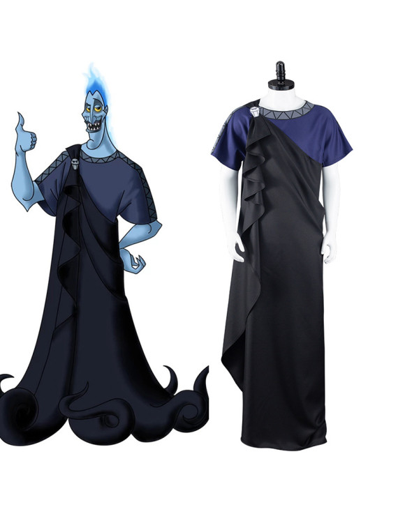 Hercules Cartoon Hades Cosplay Costume