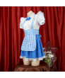 Summer Vibes Blue Checkered Maid Swimwear Cosplay Costume