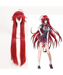 High School D×D BorN Rias Gremory Long Red Cosplay Wig