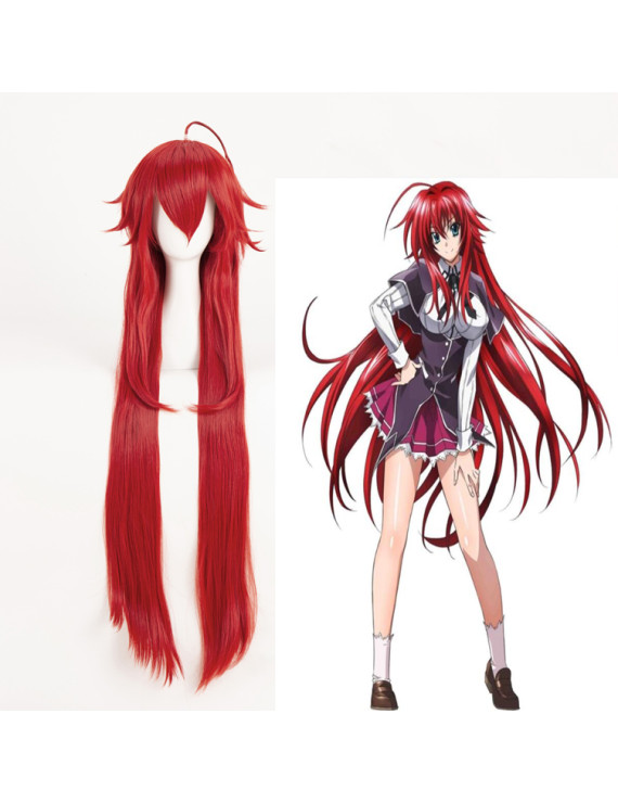 High School D×D BorN Rias Gremory Long Red Cosplay Wig