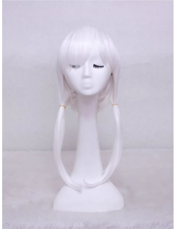 High School D×D BorN Toujou Koneko White Short Cosplay Wig