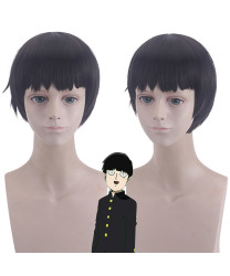 Mob Psycho 100 Mobu Saiko Hyaku Kageyama Shigeo Black Short Cosplay Wig