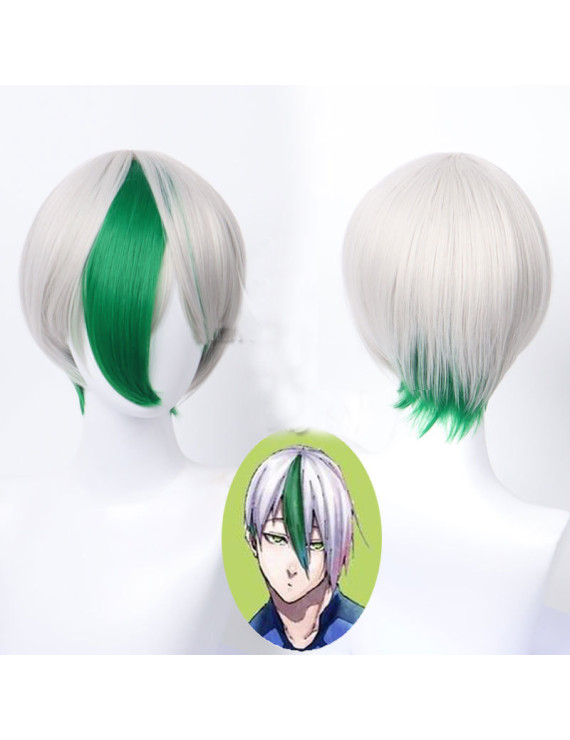 Blue Lock Otoya Eita White Short Cosplay Wig