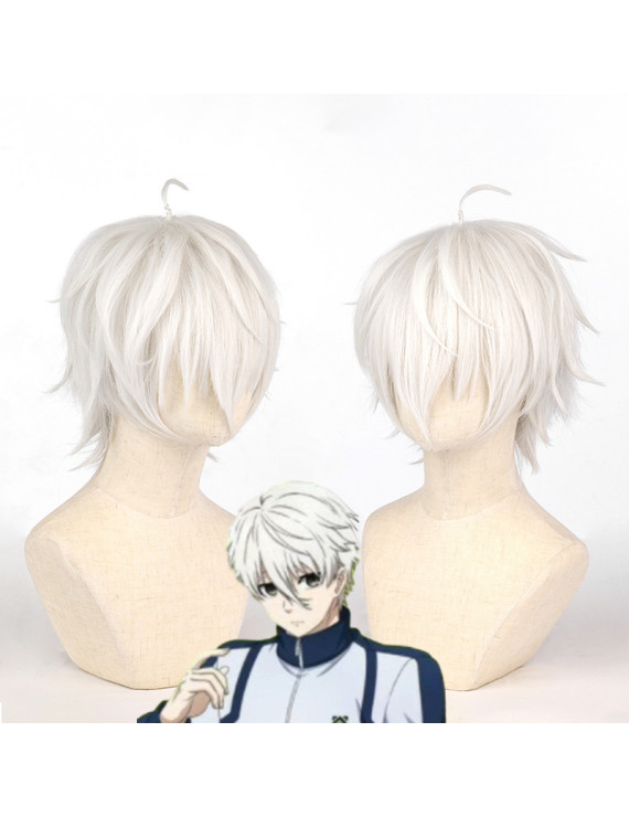 Blue Lock Seishiro Nagi White Short Cosplay Wig