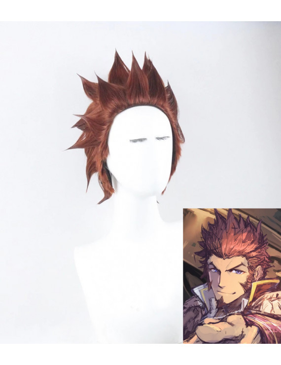 Fate Grand Order Archer Napoleon Bonaparte Short Brown Cosplay Wig