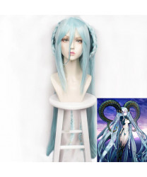 Fate Grand Order BeastⅡ Tiamat Light Blue Cosplay Wig