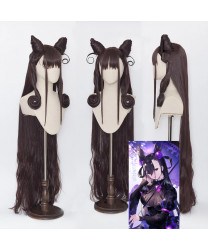 Fate Grand Order Caster Murasaki Shikibu 120cm Brown Cosplay Wig