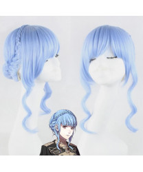 Fire Emblem Three Houses Marianne Blue Long Cosplay Wig